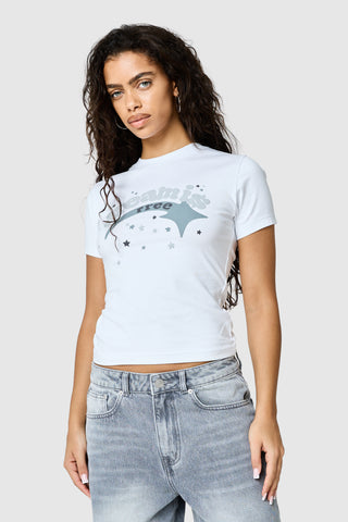 Shooter Baby Tee - White