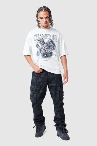 General Camo Cargo Pant - Black/Charcoal