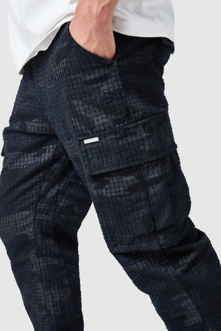 General Camo Cargo Pant - Black/Charcoal