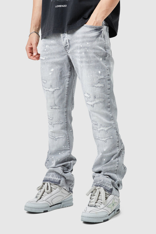 Oasis 2.0 Schlagjeans – Hellgrau
