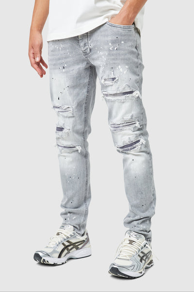 Dillon Slim Jeans – Grau