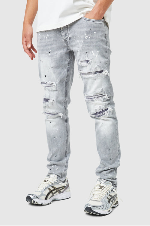 Dillon Slim Jeans – Grau