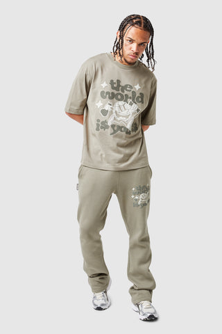 World Is Yours Tee - Green