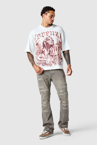Oasis 2.0 Flare Jean - Brown Tint
