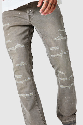 Oasis 2.0 Flare Jean - Brown Tint