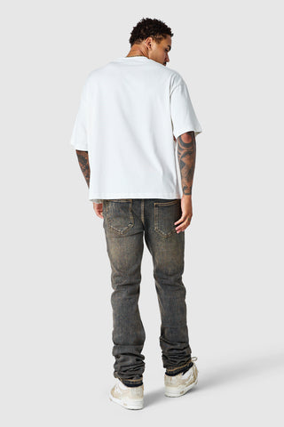 Stacked Jean - Heritage Blue