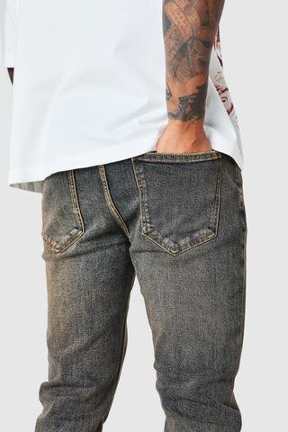Stacked Jean - Heritage Blue