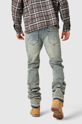 Stacked Jean - Desert Blue