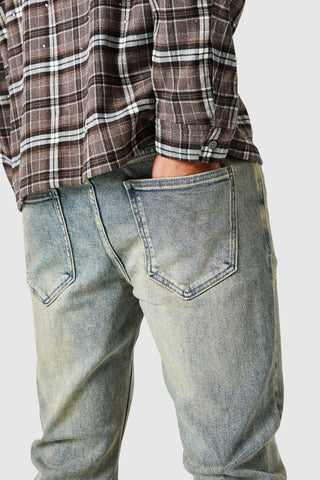 Stacked Jean - Desert Blue