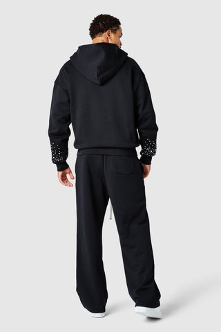 Pearl Full Zip Hood - Black