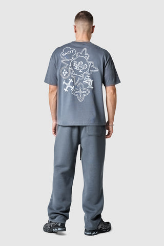 Camo Icon Tee - Graphite Grey