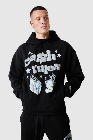 Cash Rules Hood - Black
