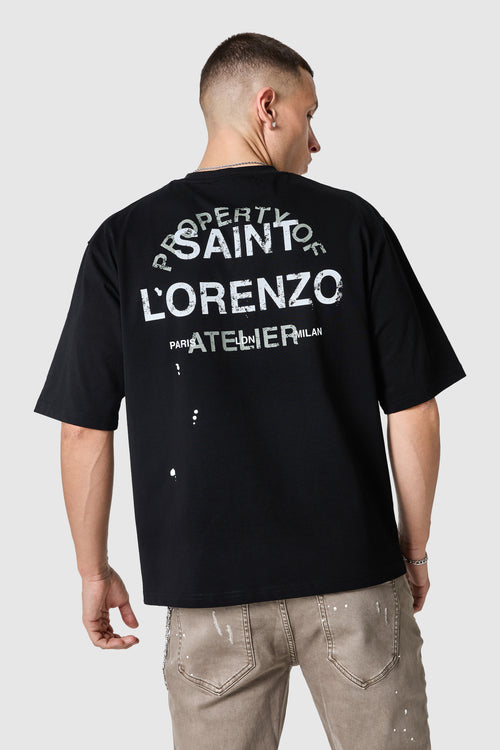 St Lorenzo Painter Tee 2.0 - Black
