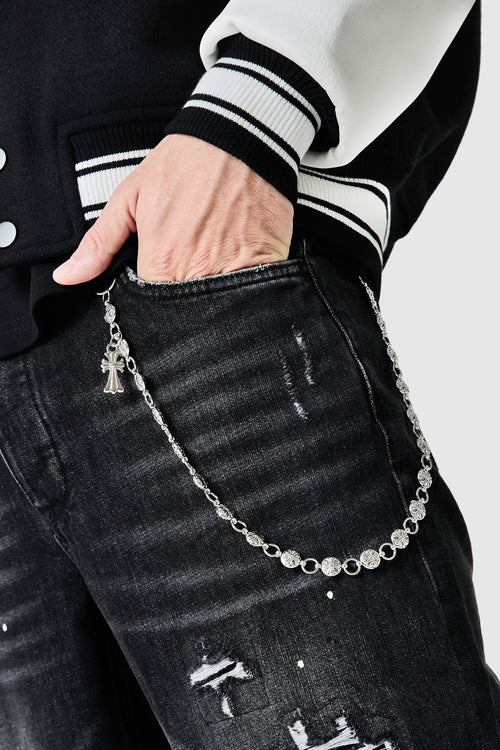 Icon Cross Jean Chain