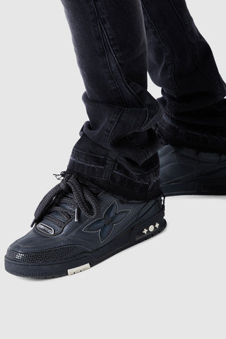 Icon Patch Jean - Black