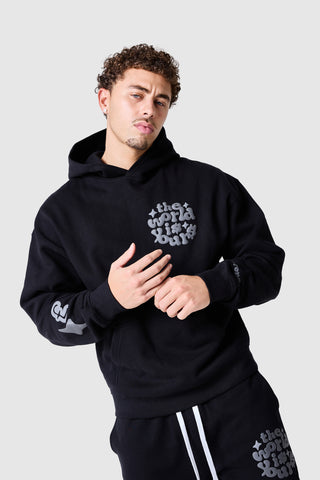 World Is Yours Hood 2.0 - Black