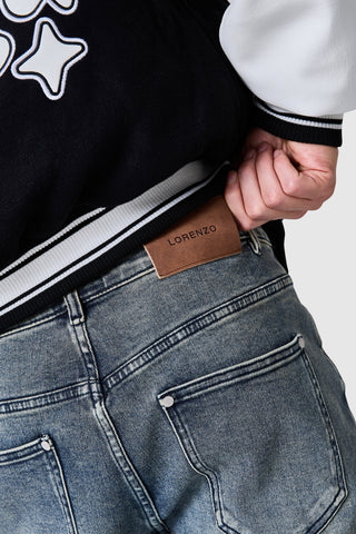 Stacked Jean - Vintage Blue