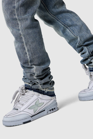 Stacked Jean - Vintage Blue