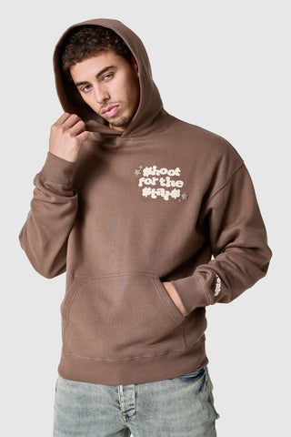 Shoot For The Stars Hood - Earthy Brown