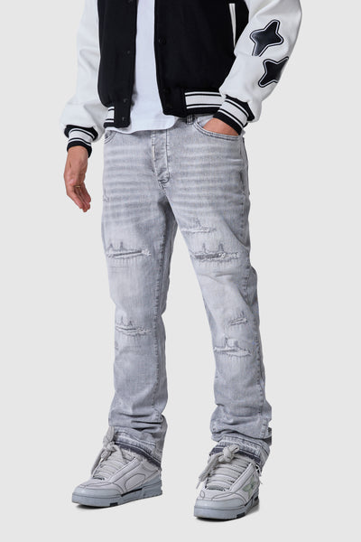 Aldo Flare Jeans - Hellgrau