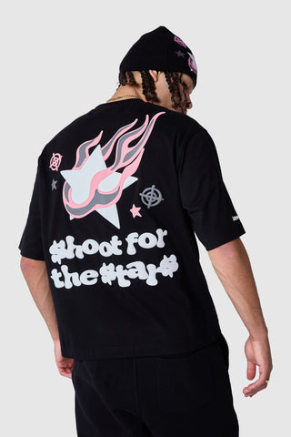 Shoot For The Stars Tee - Black