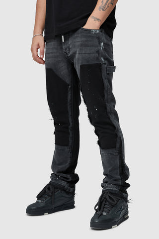 Carp Flare Jean -  Charcoal