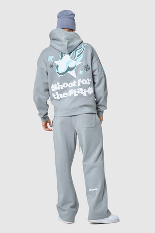 Shoot For The Stars Hood - Moon Grey