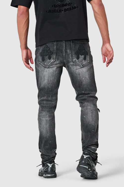 Leone Slim Jean  - Faded Black