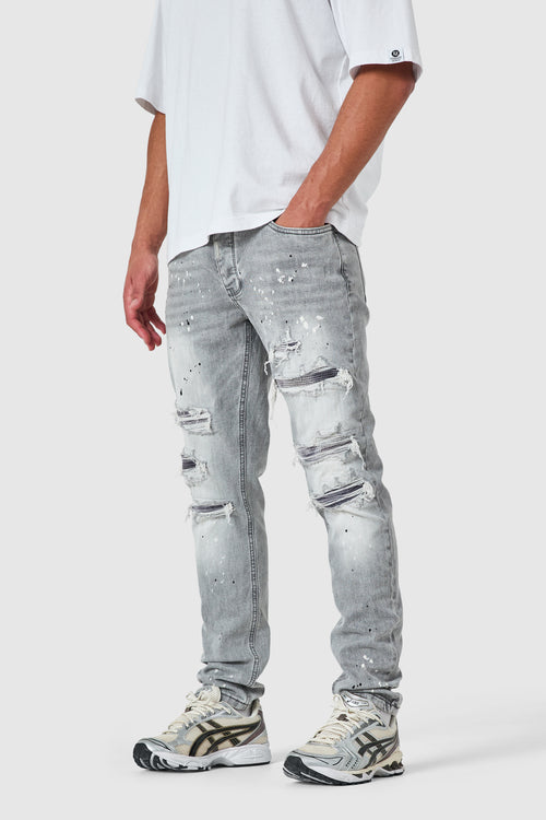Dillon Slim Jeans – Grau