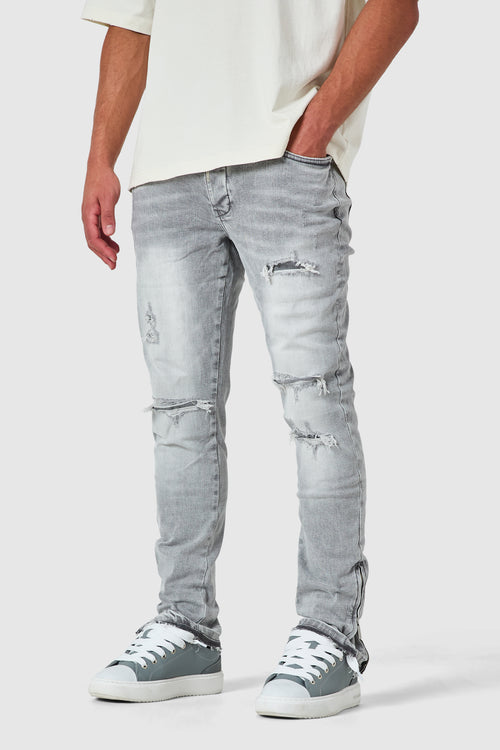 Jeans Enzo Slim - Grigio chiaro