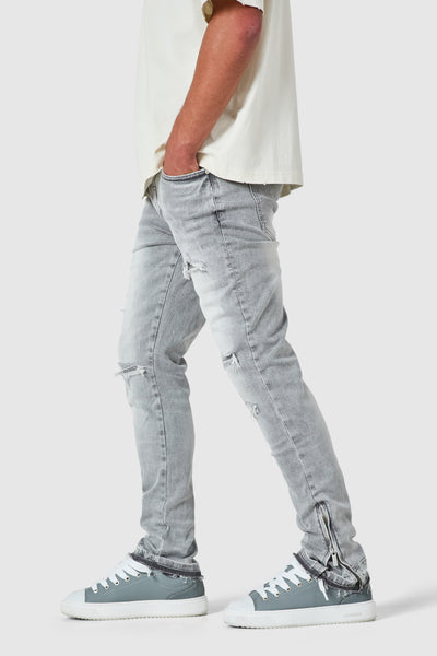 Jeans Enzo Slim - Grigio chiaro