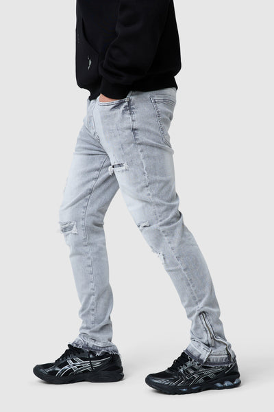 Enzo Slim Jean - Light Grey