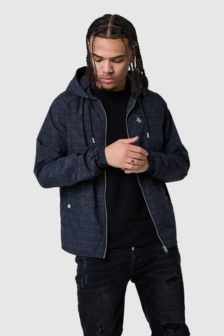 Icon AOP Jacket- Black