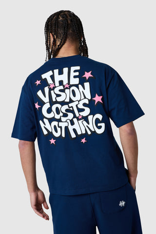 Vision Costs Nothing Tee - Blue