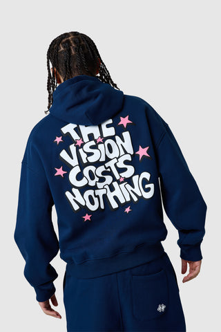 Vision Costs Nothing Hood - Blue