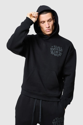 World Is Yours 2.0 Hood - Tonal Black