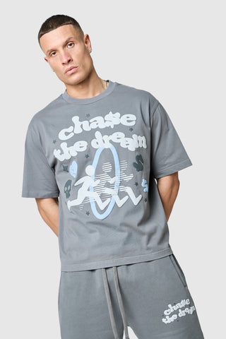 Chase The Dream Tee - Slate Grey