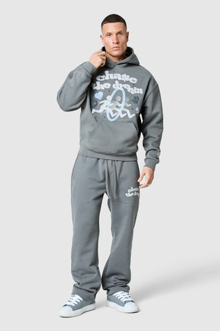 Chase The Dream Hood - Slate Grey