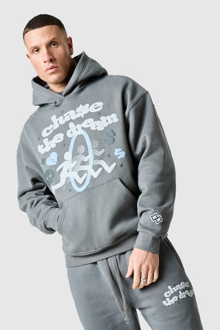 Chase The Dream Hood - Slate Grey