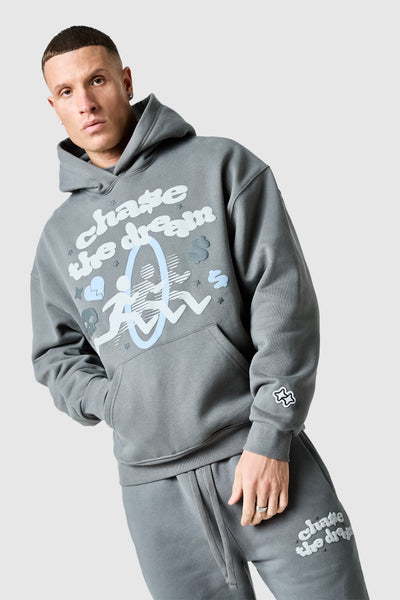 Chase The Dream Tracksuit - Slate Grey