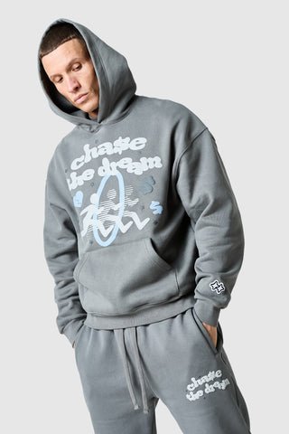 Chase The Dream Hood - Slate Grey