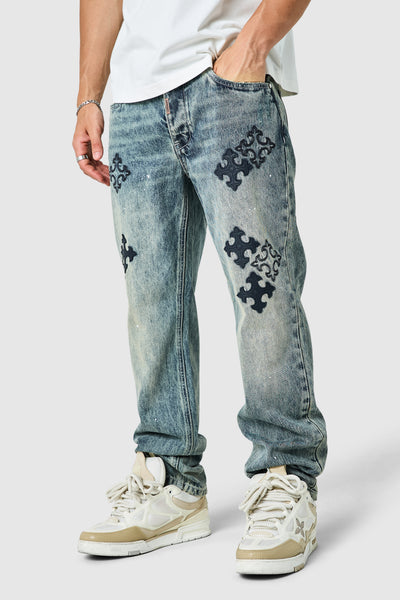 Sandro Relaxed Jean - Vintage Blue