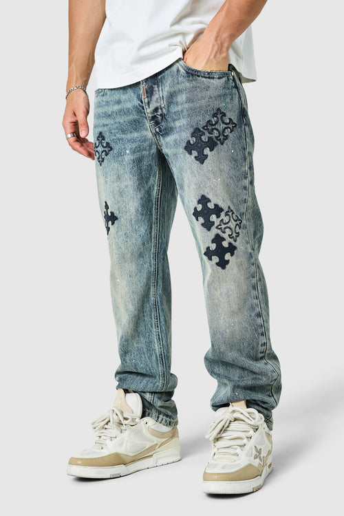 Sandro Relaxed Jean - Vintage Blue