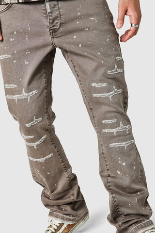 Oasis 2.0 Flare Jean - Washed Taupe