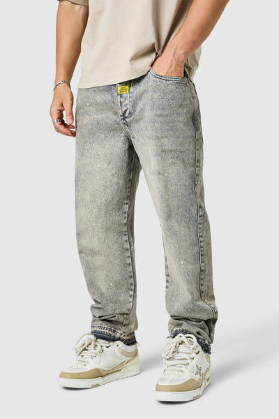 Costa Relaxed Jean - Sand Grey