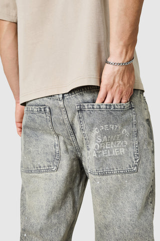 Costa Relaxed Jean - Sand Grey