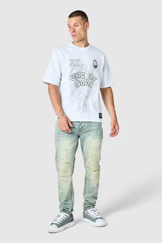 Furio Slim Jean  - Blue Tint