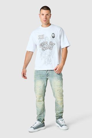 Furio Slim Jean  - Blue Tint