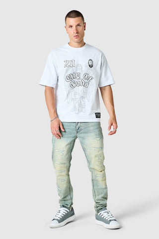 Furio Slim Jean  - Blue Tint