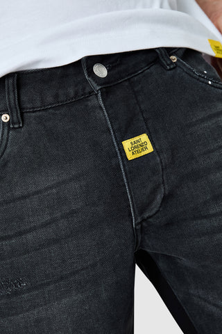 Castello Flare Jean - Faded Black